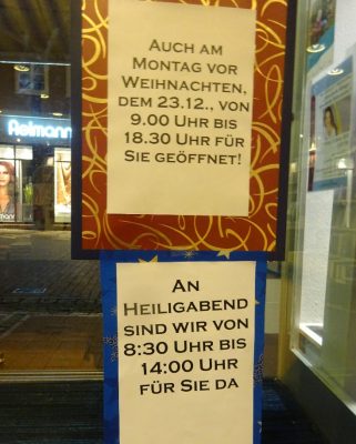 Letzte Chance!
