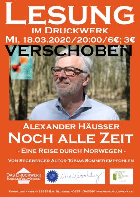 LESUNG VERSCHOBEN