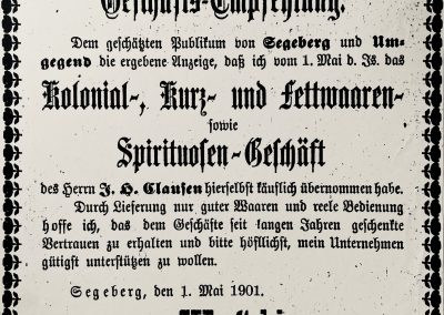 Historie Schippmann 1901