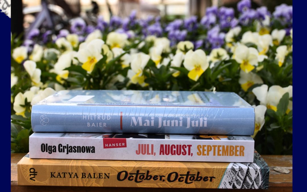 Buchtipps: Mai Juni Juli; Juli August September; Oktober Oktober
